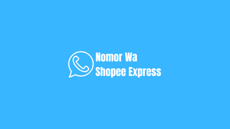 Nomor Wa Shopee Express