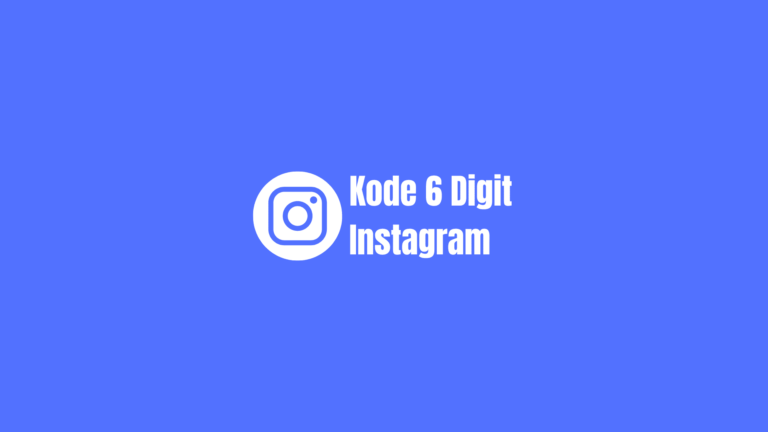 kode 6 digit instagram