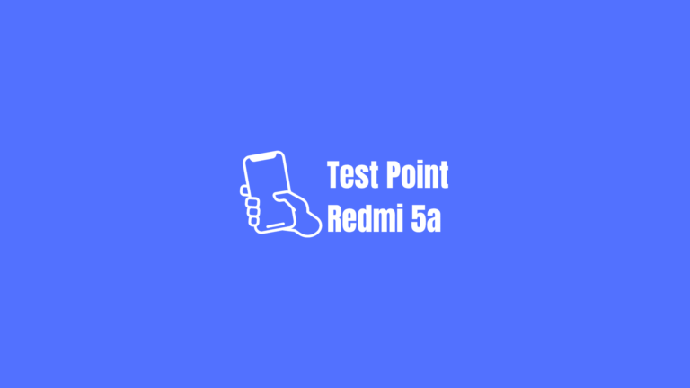 test point redmi 5a