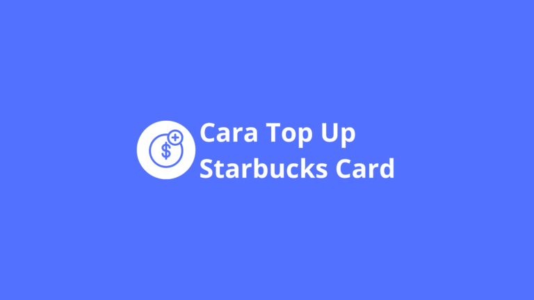 cara top up starbucks card