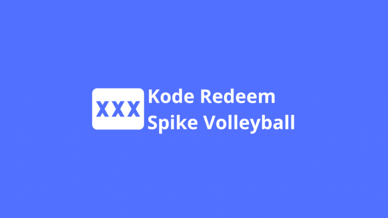 kode redeem spike volleyball