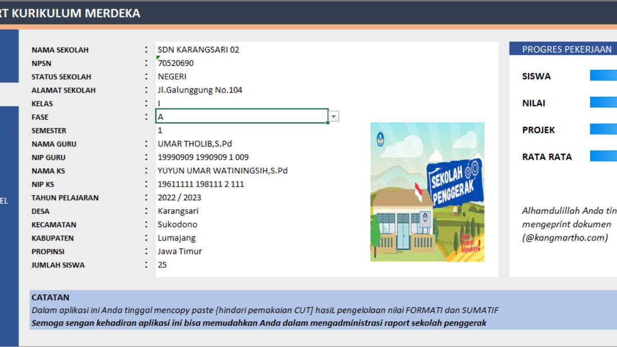 Tutorial Mengisi Raport di Aplikasi Raport Kurikulum Merdeka SD